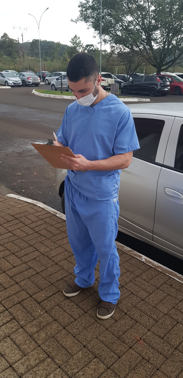 Registro de trabalho relativo ao projeto do Hospital Regional